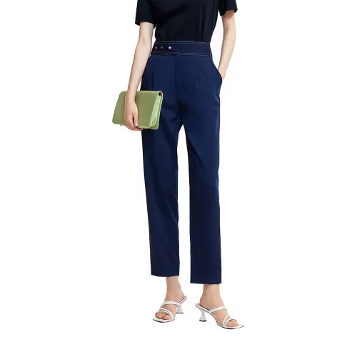 LILY Draped Slim Fit 드레스 바지 142064279