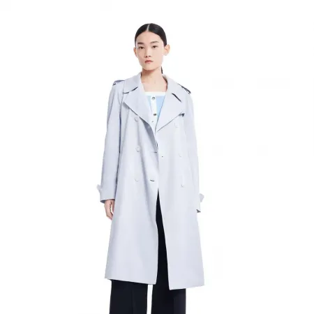 LILY Draped Tencel 트렌치코트 142064280