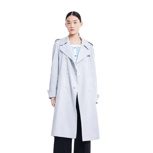 LILY Draped Tencel 트렌치코트 142064280