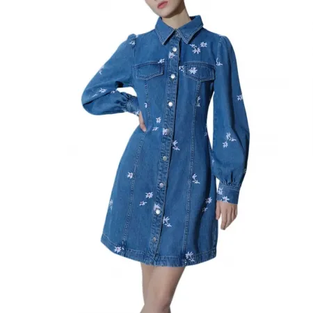 LILY Embroidered Short 데님 자켓 142064308