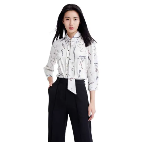 LILY French Print 긴팔 셔츠 142064356