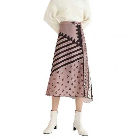 LILY Irregular Patchwork 스커트 142064425