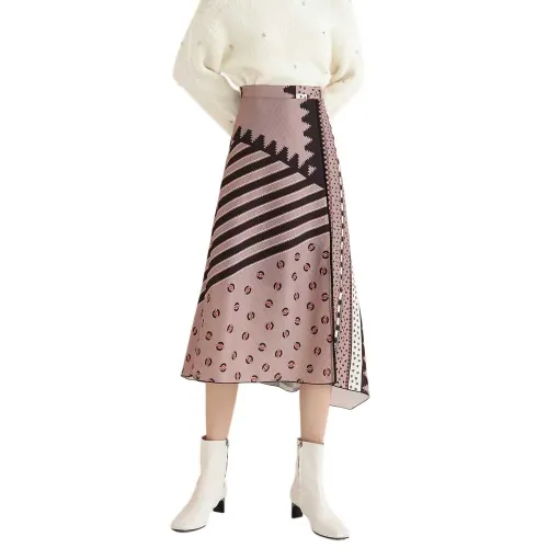 LILY Irregular Patchwork 스커트 142064425