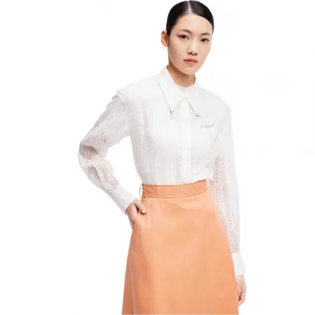 LILY Niche Cut-Out 긴팔 셔츠 142064498