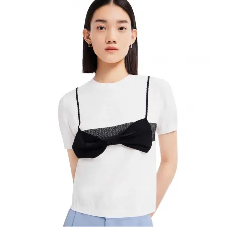 LILY Playful Bow Knit 스웨터 142064527