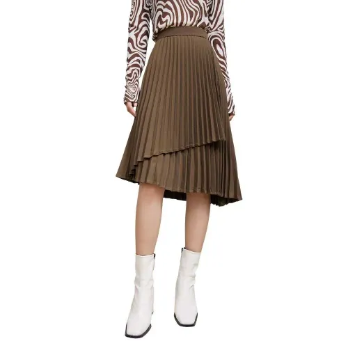 LILY Pleated 미디 스커트 142064534
