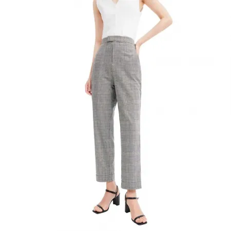 LILY Retro Plaid 드레스 바지 142064559