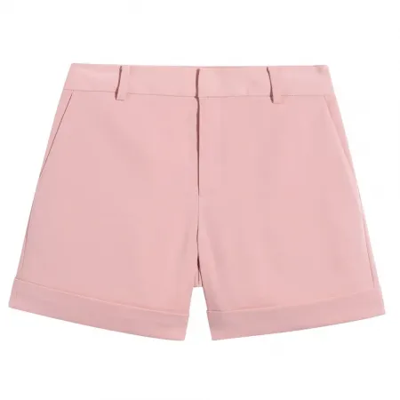 LILY Solid Color Flap 하이웨이스트 반바지 142064641