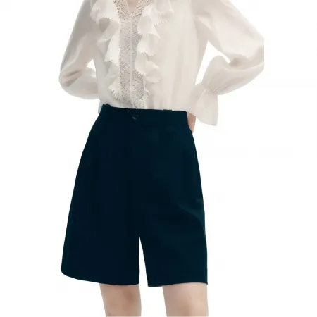 LILY Solid Color Casual 반바지 142064644