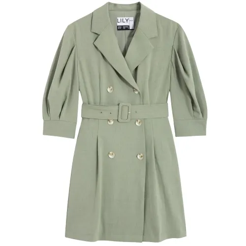 LILY Solid Colour Blazer 드레스 142064651