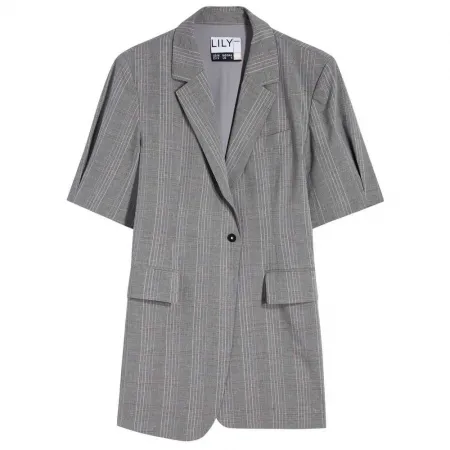 LILY SS Plaid 블레이저 142064654