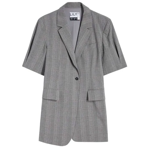 LILY SS Plaid 블레이저 142064654
