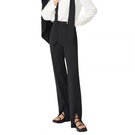 LILY Temperament Solid Color Straight Leg Fit 드레스 바지 142064700