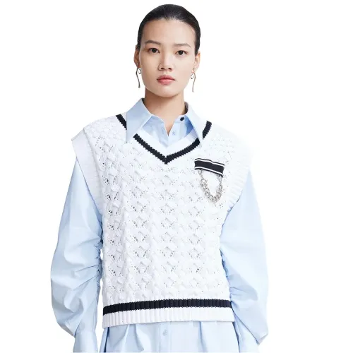 LILY V-Neck Knit 조끼 142064744
