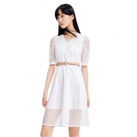 LILY 빈티지 Lace 반팔 롱 드레스 142064762