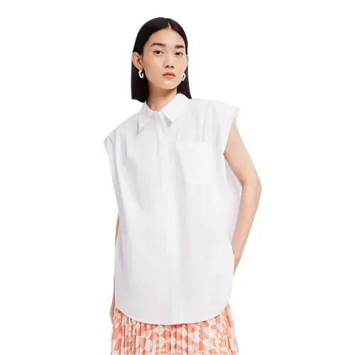 LILY 빈티지 Striped Cotton 민소매 셔츠 142064781