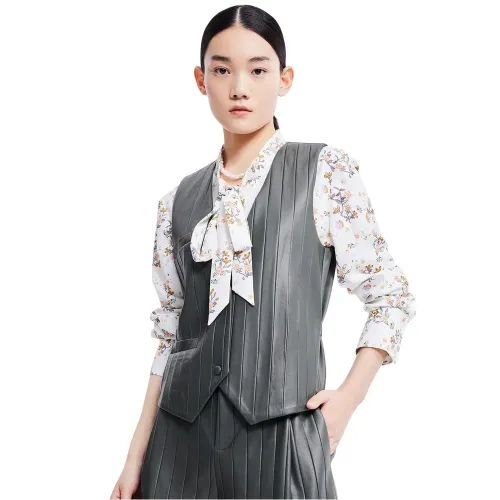 LILY 빈티지 PU Patchwork 자켓 142064789
