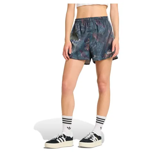 아디다스 Leaf Camo Print Satin 반바지 142096507