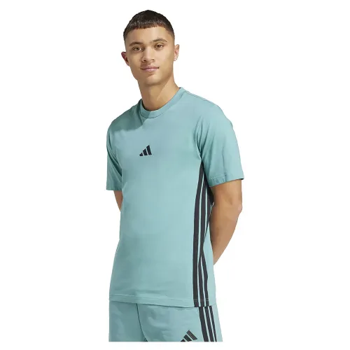 아디다스 Essentials 3 Stripes Single 반팔 티셔츠 142117114