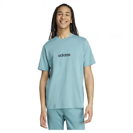 아디다스 에센셜 리니어 싱글 반팔 티셔츠 142117143