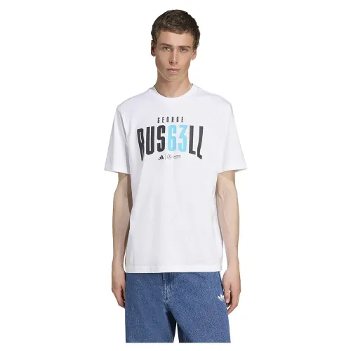 아디다스 Mercedes-AMG Petronas Formula One Team George Russell 반팔 티셔츠 142117486