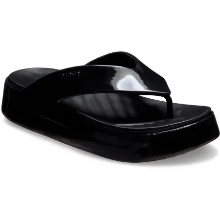 크록스 Getaway Platform Patent 슬리퍼 142125556