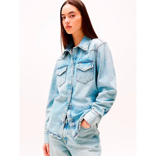 타미힐피거 DW0DW21416 Denim 긴팔 셔츠 142129176