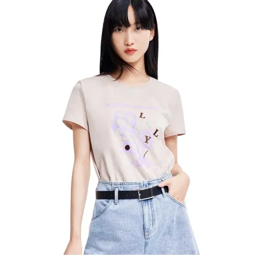 LILY Fashion Printing 반팔 티셔츠 142155543