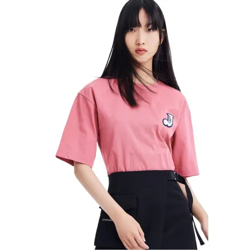 LILY Fashion Fishbone 반팔 티셔츠 142155544