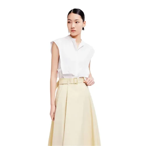 LILY Lycell Tencel Lace 반팔 셔츠 142155553