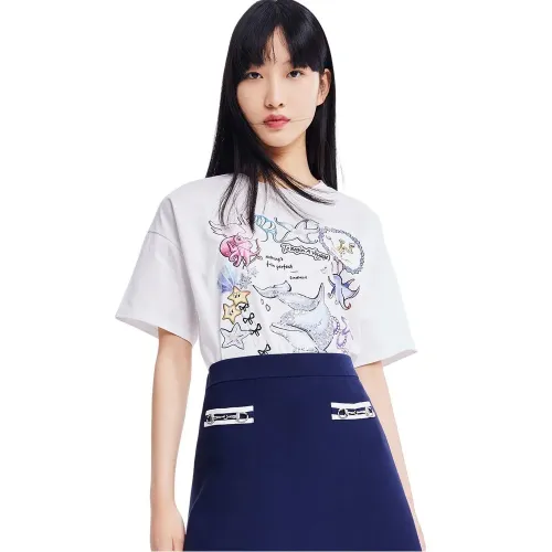 LILY Playful Printed 반팔 티셔츠 142155569