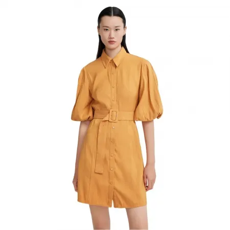 LILY Shirt 반팔 미디 드레스 142155584