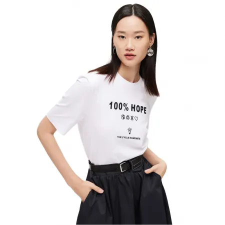 LILY Simple Printed 반팔 티셔츠 142155589