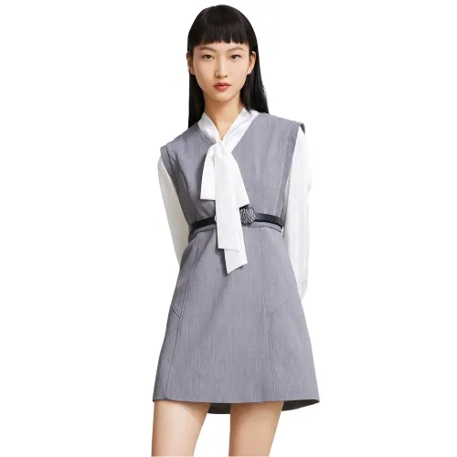 LILY Slim Fit 민소매 미디 드레스 142155591