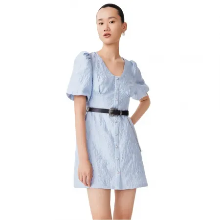 LILY V-Neck 반팔 미디 드레스 142155599