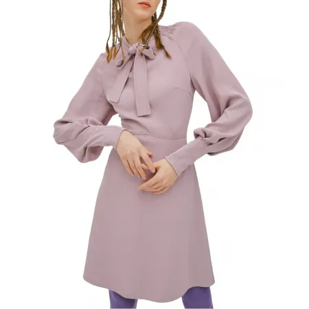 LILY Waist Style 반팔 미디 드레스 142155613