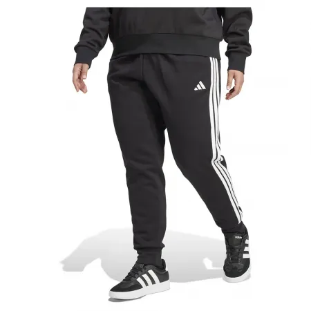 아디다스 에센셜 3 Stripes 플리스 Slim Plus 조거팬츠 142156428