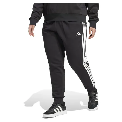 아디다스 에센셜 3 Stripes 플리스 Slim Plus 조거팬츠 142156428