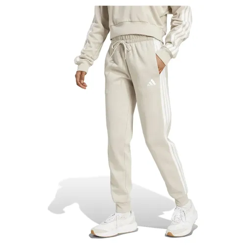 아디다스 에센셜 3 Stripes 플리스 Slim 조거팬츠 142156430
