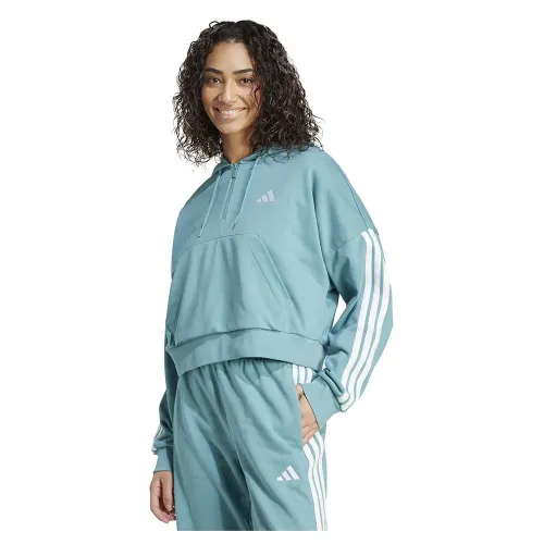 아디다스 에센셜 3 Stripes French Terry 후드티 142156442