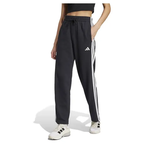 아디다스 에센셜 3 Stripes Open Hem French Terry 조거팬츠 142156456