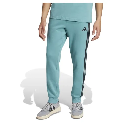 아디다스 에센셜 3 Stripes 플리스 조거팬츠 142156500