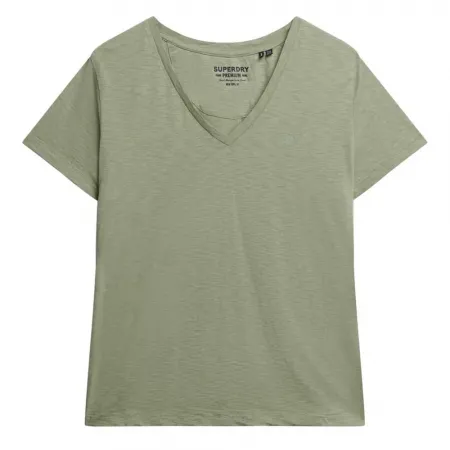 슈퍼드라이 Studios Slub Emb Vee 반팔 티셔츠 142160068