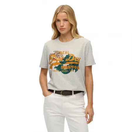 슈퍼드라이 Tokyo Vl Relaxed Fit 반팔 티셔츠 142160084