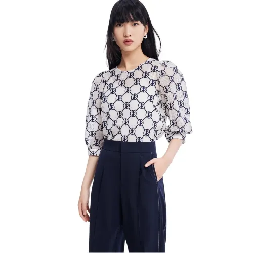 LILY Artistic Jacquard Design 스웨터 142161217