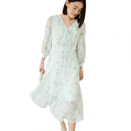 LILY Elegant Printed 드레스 142161284