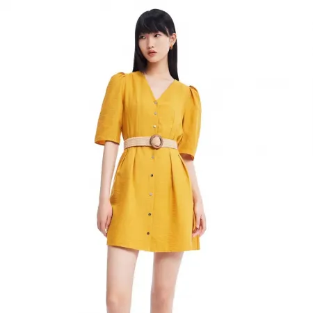 LILY Elegant V-Neck 드레스 142161285