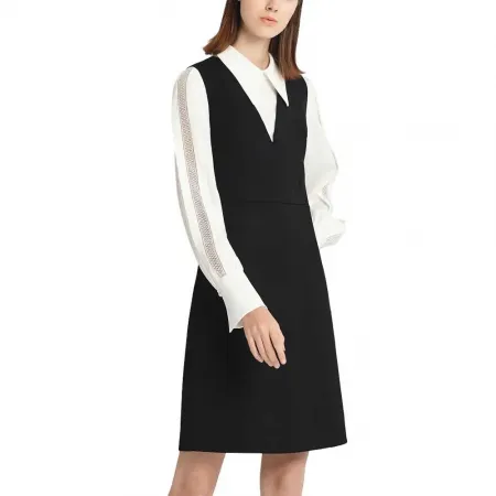 LILY Fake Two-Piece Patchwork 드레스 142161291