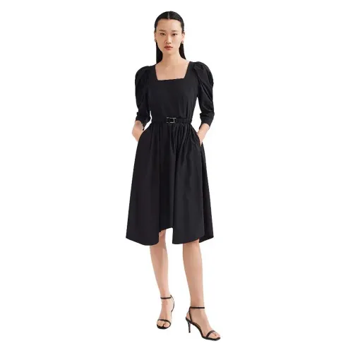 LILY French Square Neck 드레스 142161309
