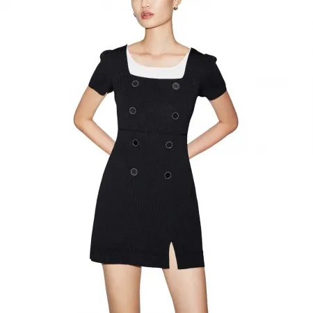 LILY French Square Neck 드레스 142161310